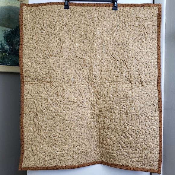 Country Christmas Throw/wallhanging handmade by me. Unique OOAK - Picture 7 of 8